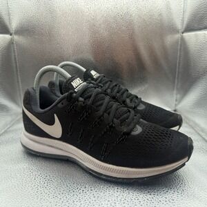 Size 8 Nike Air Zoom Pegasus 33 Anthracite Black Womens Running Shoes 831356-001
